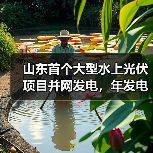 山东首个大型水上光伏项目并网发电，年发电2.2亿千瓦时推动绿色转型（图2）