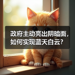 政府主动亮出阴暗面,如何实现蓝天白云?(图4) 政府主动亮出阴暗面,如何实现蓝天白云?(图4)