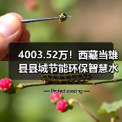 4003.52万!西藏当雄县县城节能环保智慧水务工程EPC总承包项目招标(图1) 4003.52万!西藏当雄县县城节能环保智慧水务工程EPC总承包项目招标(图1)