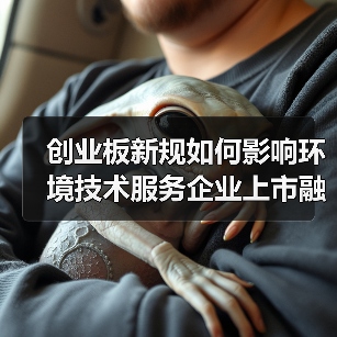 创业板新规如何影响环境技术服务企业上市融资?(图2) 创业板新规如何影响环境技术服务企业上市融资?(图2)