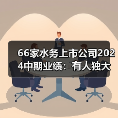 66家水务上市公司2024中期业绩：有人独大、有人退场！（图3）