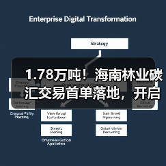 1.78万吨！海南林业碳汇交易首单落地，开启生态价值变现新路径（图1）