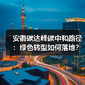 安徽碳达峰碳中和路径：绿色转型如何落地？（图3）
