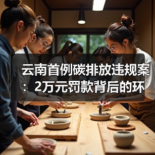 云南首例碳排放违规案:2万元罚款背后的环境治理启示(图1) 云南首例碳排放违规案:2万元罚款背后的环境治理启示(图1)