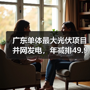 广东单体最大光伏项目并网发电,年减排49.9万吨(图1) 广东单体最大光伏项目并网发电,年减排49.9万吨(图1)