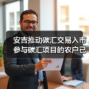 安吉推动碳汇交易入市 参与碳汇项目的农户已达4.75万户(图1) 安吉推动碳汇交易入市 参与碳汇项目的农户已达4.75万户(图1)