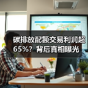 碳排放配额交易利润超65%?背后真相曝光(图2) 碳排放配额交易利润超65%?背后真相曝光(图2)
