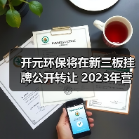 开元环保将在新三板挂牌公开转让 2023年营收2.31亿（图4）