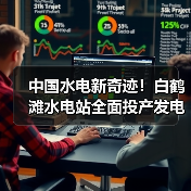 中国水电新奇迹!白鹤滩水电站全面投产发电(图2) 中国水电新奇迹!白鹤滩水电站全面投产发电(图2)