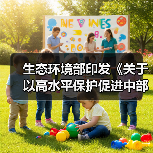 生态环境部印发《关于以高水平保护促进中部地区加快崛起的实施意见》(图1) 生态环境部印发《关于以高水平保护促进中部地区加快崛起的实施意见》(图1)