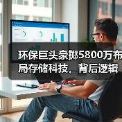 环保巨头豪掷5800万布局存储科技，背后逻辑是什么？（图3）