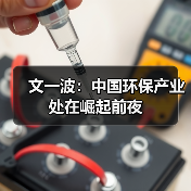 文一波:中国环保产业处在崛起前夜(图1) 文一波:中国环保产业处在崛起前夜(图1)
