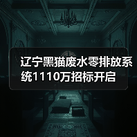 辽宁黑猫废水零排放系统1110万招标开启（图1）