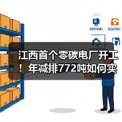 江西首个零碳电厂开工!年减排772吨如何实现?(图2) 江西首个零碳电厂开工!年减排772吨如何实现?(图2)