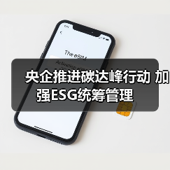央企推进碳达峰行动 加强ESG统筹管理（图1）