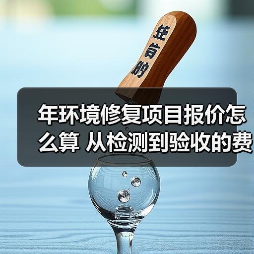 年环境修复项目报价怎么算 从检测到验收的费用构成解析