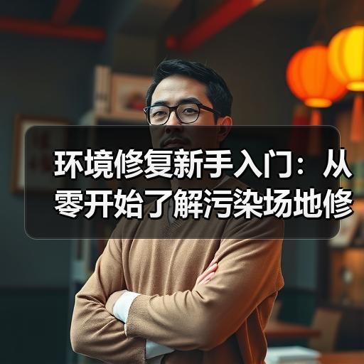 环境修复新手入门：从零开始了解污染场地修复流程