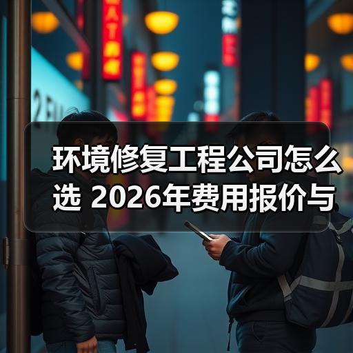 环境修复工程公司怎么选 2026年费用报价与避坑要点