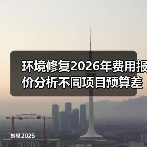 环境修复2026年费用报价分析不同项目预算差在哪